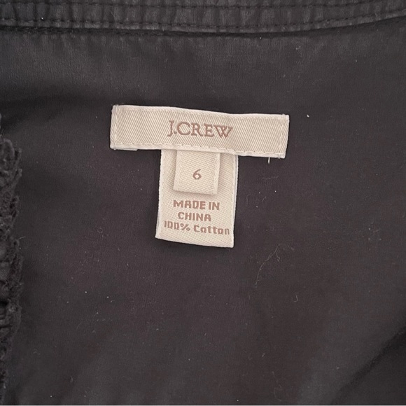 Black ruffled J. Crew blouse, 6 - Picture 3 of 3